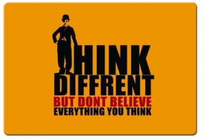 

Dadlace Think Diffrent Mousepad(Multicolor)