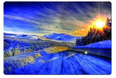 

Dadlace Alaska Winter Mousepad(Multicolor)