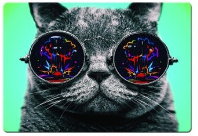 

Dadlace Funny Cat Mousepad(Multicolor)