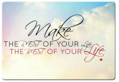 

Dadlace Make The Rest Your Life Mousepad(Multicolor)