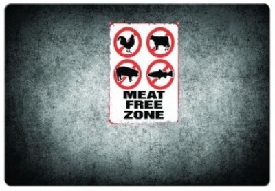 

Dadlace Meat Free Zone Mousepad(Multicolor)