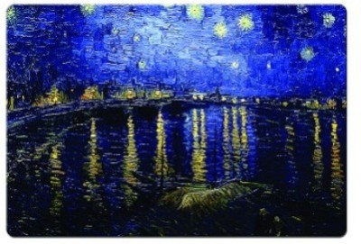 

Dadlace Moon Oil painting Mousepad(Multicolor)