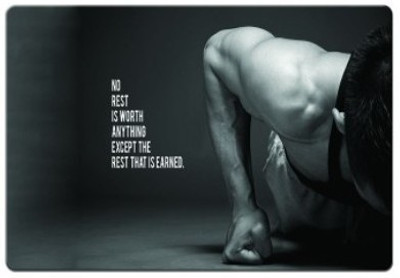 

Dadlace No rest is Worth Mousepad(Multicolor)