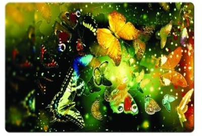 

Dadlace Evergreen Butterfly Mousepad(Multicolor)