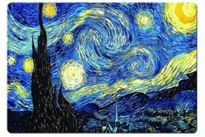 

Dadlace Oil Painting Mousepad(Multicolor)