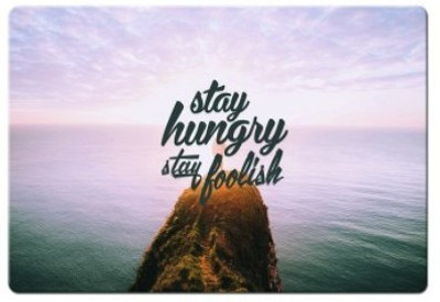 

Dadlace Stay Hungry Stay Foolish Mousepad(Multicolor)