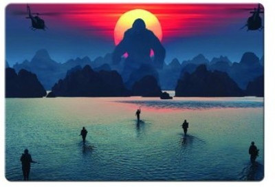 

Dadlace Kong Skul island Mousepad(Multicolor)