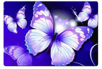 

Dadlace Best Butterfly Mousepad(Multicolor)