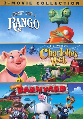 

RANGO/CHARLOTTE'S WEB/BARNYARD 3 MOVI(DVD English)