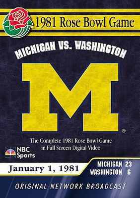 

1981 ROSE BOWL GAME(DVD English)