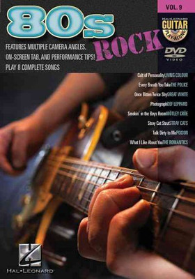 GUITAR PLAY ALONG:80S ROCK(DVD English)