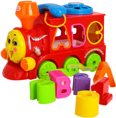 

Miss & Chief Smart Train with Music/Light/Block/Electric Universal(Multicolor)