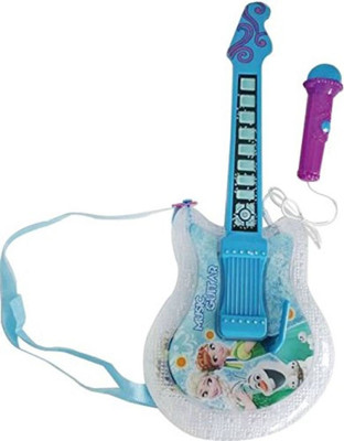 

Debina Store Frozen Guitar with Microphone and Goggles(Multicolor)