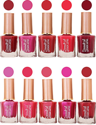 

Aroma Care Power Lasting Nail Polish (Pack Of 10) Multicolor Multicolor Set-210-213(Pack of 10)