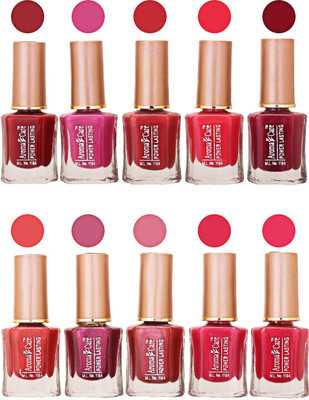 

Aroma Care Power Lasting Nail Polish (Pack Of 10) Multicolor Multicolor Set-210-216(Pack of 10)