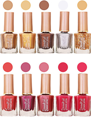 

Aroma Care Power Lasting Nail Polish (Pack Of 10) Multicolor Multicolor Set-211-216(Pack of 10)