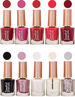 

Aroma Care Power Lasting Nail Polish (Pack Of 10) Multicolor Multicolor Set-210-212(Pack of 10)
