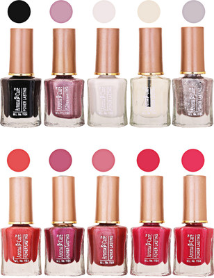 

Aroma Care Power Lasting Nail Polish (Pack Of 10) Multicolor Multicolor Set-212-216(Pack of 10)