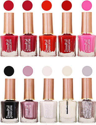 

Aroma Care Power Lasting Nail Polish (Pack Of 10) Multicolor Multicolor Set-209-212(Pack of 10)