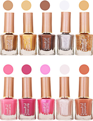 

Aroma Care Power Lasting Nail Polish (Pack Of 10) Multicolor Multicolor Set-211-214(Pack of 10)