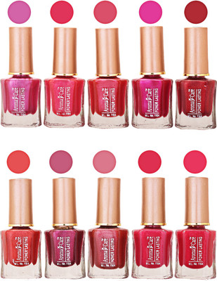 

Aroma Care Power Lasting Nail Polish (Pack Of 10) Multicolor Multicolor Set-213-216(Pack of 10)
