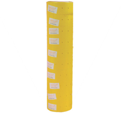 

BAMBALIO YELLOW COLOUR PLAIN PRICE LABEL ROLL 10 ROLLS x 600 LABELS Self Adhesive Paper Label(Yellow)