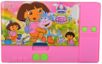 

GUBBAREY Dora Dora Jumbo Multipurpose pencil box Art Plastic Pencil Box(Set of 1, Multicolor)