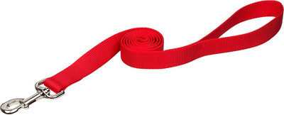 

Goofy Tails Nylon Dog Leash - 0.75"Inch (Red ) 140 cm Dog Strap Leash(Red)
