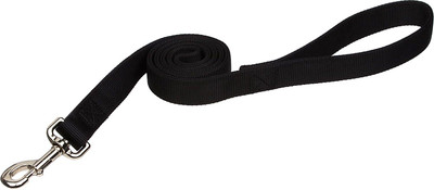 

Goofy Tails Nylon Dog Leash -1" Inch (Black) 140 cm Dog Strap Leash(Black)