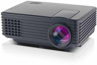 

VibeX ™ HDMI Home Theater Beamer Multimedia 800 lm LED Corded Portable Projector(Black)