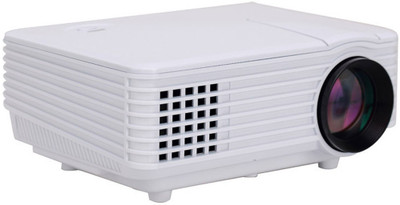 

VibeX ™ RD-805 Mini Multimedia Home Theater Projectors USB HDMI 800 lm LED Corded Portable Projector(White)