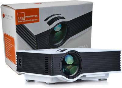 

Wonder World ™ Mini LCD Home Theater Projecting Camera Video UNIC UC-40 800 lm LED Corded Portable Projector(White, Black)
