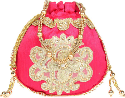 

Dice Potli Concept Pink Potli(Pink)