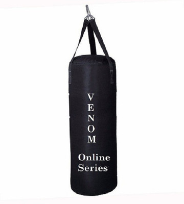 

Venom ONLINE SERIES 1.5 FEET LONG, CANVAS MATERIAL, BLACK COLOR, UNFILLED WITH HANGING STRAPS Hanging Bag(1.5, 18 kg)