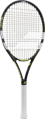 

Babolat Evoke 102 Grey Strung Tennis Racquet(G3 - 4 3/8 Inches, 270 g)