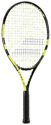

Babolat NADAL JUNIOR 25 Black Strung Tennis Racquet(G0 - 4 Inches, 240 g)