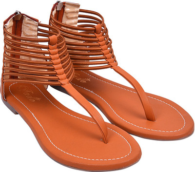 Jade Women Tan Flats
