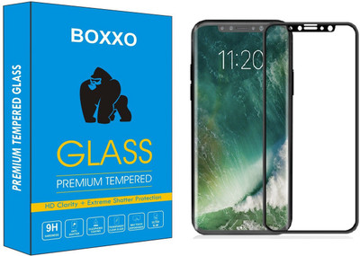 Boxxo Tempered Glass Guard for Apple iPhone X(Pack of 1)
