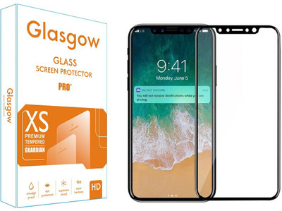 Glasgow Tempered Glass Guard for Apple iPhone X(Pack of 1)