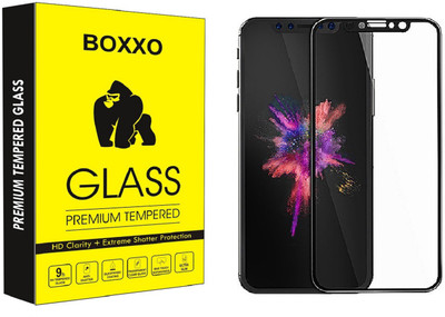 Boxxo Tempered Glass Guard for Apple iPhone X(Pack of 1)