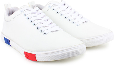 

Navy Stone Casual White Sneakers For Men(White