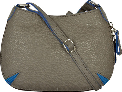 

R&L Women Casual Khaki Leatherette Sling Bag