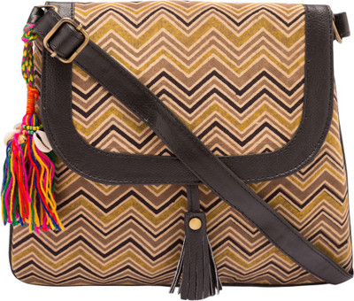 

Vivinkaa Women Casual Multicolor Cotton Sling Bag