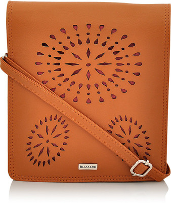 

Blizzard Women Casual Beige PU Sling Bag