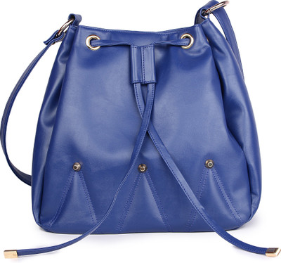 

JFC Women Casual Blue PU Sling Bag