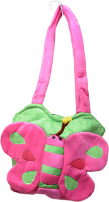 

FAB 5 Girls Casual Multicolor Velvet Sling Bag