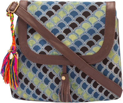 

Vivinkaa Women Casual Multicolor Cotton Sling Bag