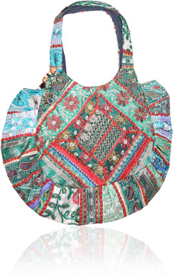 

LadyBugBag Women Casual Multicolor Cotton Sling Bag