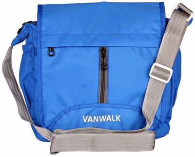 

VANWALK Boys & Girls Casual Blue Nylon Sling Bag