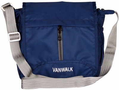 

VANWALK Boys & Girls Casual Blue Nylon Sling Bag